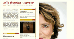 Desktop Screenshot of juliathornton.de